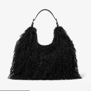BNWT - RARE - Sold Out - Michael Kors Nolita Large Faux Shearling Hobo Bag